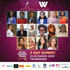 Janet Mbugua Instagram - Just look at this lineup…I mean! (Swipe and see for yourself 🙌🏾) 

Excited that the #WhatWomenWantSummit kicks off tomorrow, March 21st, at 6 PM with a Gala Dinner! 

Happening at Trademark Hotel, a weekend filled with inspiring conversations, intimate fireside chats, and hands-on workshops. 

I’ll be participating in sessions on Saturday and Sunday—stay tuned for more details! 

Top tip? Come with a friend or two…you’ll have a lot to unpack.

Tickets are available on Mookh.africa:
	•	3-day pass (Fri–Sun): Ksh 10,000
	•	Weekend pass (Sat & Sun): Ksh 3,000
	•	Single-day pass: Ksh 2,000

Use code WWW2025 for a Ksh 300 discount! Huge thanks to @whatwomenwantke and @pinkyghelani for organizing this inspiring weekend. 🫶🏾

#WomenEmpowerment #WWW2025 #DadaCulture