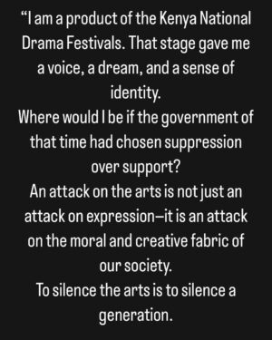 Janet Mbugua Instagram - I’m a Journalist —but I’m also a mother. 
And what happened to the students of Butere Girls is beyond outrageous.

Tear-gassing schoolgirls because of a play? Arresting their playwright? Inflicting fear and chaos on children for daring to tell the truth through art?

This is not just an attack on students—it’s an assault on creativity, free expression, and the right to feel safe in school.
Silencing young voices won’t erase the truth. It only deepens the wound.
We must speak up. For the girls. For the future. For justice.

(Swipe to see artwork inspired by this troubling story, a reflection by Abel Mutua, and a statement from the Office of the Chief Justice of Kenya)

#ButereGirls #EchoesOfWar #ProtectStudentVoices #ArtIsNotACrime