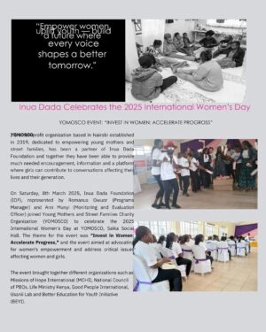 Janet Mbugua Instagram - Whoop 🙌🏾 Welcome to Inua Dada’s newsletter! 

This International Women’s Month, we’re excited to share our journey—the ups, downs, and passion projects that drive our mission. 

From advocating for workplace dignity to ensuring menstrual health access, we remain committed to amplifying change. Let’s keep breaking barriers and lifting each other up—because when women rise, we all rise! #IWD2025 #InuaDadaEmpowers #InuaDada #Newsletter
