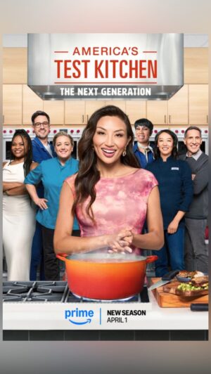Jeannie Mai Instagram - I’m Hosting? Check. I’m executive producing? Check. I’m serving looks and recipes? Duh. Season 2 of America’s Test Kitchen: The Next Generation is cookin’ up next month, and trust - you’re gonna want a seat at our talented table 😋

Season 2 premiere, April 1st, only on Prime Video @testkitchen @primevideo @amazonmgmstudios