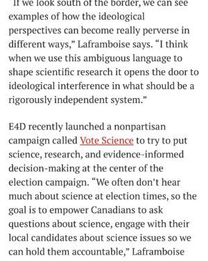 Jen Gunter Instagram - Pay attention Canada. 

Poilievre is looking to muzzle science. This is the road to fascism!
