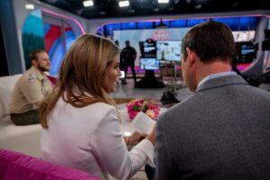 Jenna Bush Hager Instagram - Feeling super grateful for a husband who showed up for me (even though this isn't his cup of tea!), laughed with me and SUPPORTS me whole heartedly! I love him--even after that lie detector test! ❤️❤️ and love my @jennaandfriends family!