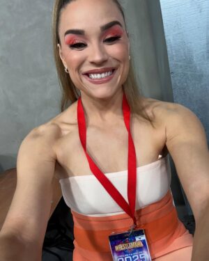 Jessika Evelyn Heiser Instagram - I love what we do! 

Wrestlemania 41 night one is in the books!

So excited for tomorrow! Blessed girl!

Goodnight! 😴 

#wrestlemania41