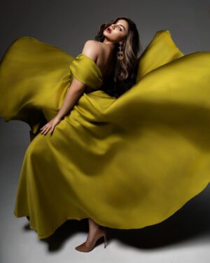 Jihane Almira Chedid Instagram - Wrapped in the verdant allure of a green dress. Vibrant and alive, reminder of growth and renewal—a reflection of the meaningful moments that shapes.

Photographer @frenhendrik90 
Concept @editbeautyqueens 
Stylist @ninanra 
Gown @jacob_wil
Accessories @komangtri
MUA @tama_prahtama 
Hairstylist @hairdoby_ell 
Nails @dcbeautycentre_official 
Studio @peventstudio @alterspacejkt