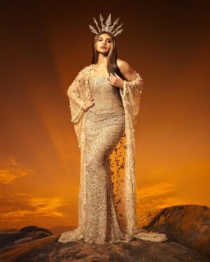 Jihane Almira Chedid Instagram - Women are magnificent examples of the elegance and strength of character. Every woman holds a tale intertwined with tenacity, bravery, and unflinching grace.

Photographer @frenhendrik90 
Concept @editbeautyqueens 
Stylist @aan_afrino @dimastfk @ninanra 
Attire @ivan_gunawan @ivangunawan.indonesia 
MUA @tama_prahtama 
Hairstylist @hairdoby_ell 
Headpiece @metamorph_by_zack 
Nails @dcbeautycentre_official 
Studio @peventstudio @alterspacejkt