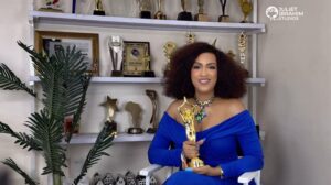 Juliet Ibrahim Instagram - Two Wins for JULIET IBRAHIM at the GHANA MOVIE AWARDS 🏆 #AchievementinDirectingAward

What an incredible night for Widow’s Gift! Winning Best Director for my first-ever directorial nomination is beyond words! This award means everything after the dedication, challenges, and passion that went into bringing this story to life. And to top it off, another well-deserved win, proving that my commitment to casting the right actors for the right roles has truly paid off as a Casting Director! 

From day one, Juliet Ibrahim Studios has prioritized talent, authenticity, and storytelling that resonates. Seeing these efforts recognized on such a grand stage is a proud moment for our entire team.

To our phenomenal cast and crew—this is OUR victory. To our supporters—you made this possible. Widow’s Gift is coming your way this year, and we can’t wait for the world to experience this masterpiece!

Makeup @make_upbykilo 
Dress @shopsugarkoated 

#WidowsGift #BestDirector #FirstAwardOfTheYear #AfricanCinema #JulietIbrahim #GhanaMovieAwards2024 #10Nominations #CastingMatters #castingdirector