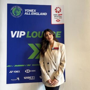 Karishma Kotak Instagram - Excited to attend the Yonex all England badminton championship here with @12betofficial 🏸 @12betindia_official