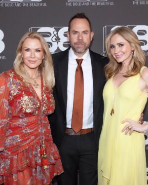 Katherine Kelly Lang Instagram - 38 years of The Bold and the Beautiful! 

What an incredible journey it has been! I’m beyond grateful to have been part of this show since the very beginning. 38 years of storytelling, love, drama, and unforgettable moments. The fact that B&B has reached audiences all around the world and continues to connect with so many of you is truly amazing.

Thank you for your love and support through the years, you are what makes this journey so meaningful!

Here’s to many more years of B&B magic! And of course… more romance, drama, and surprises. 😉