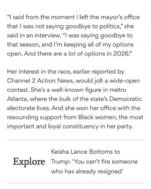 Keisha Lance Bottoms Instagram - “When I dare to be powerful, to use my strength in the service of my vision, then it becomes less and less important whether I am afraid.”