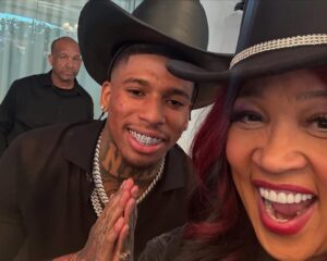Kym Whitley Instagram - A time was HAAAAD!!! That @niecynash1 and @wpmillermoments  know how to throw a party! The rodeo, the celebrities, the food, the line dancing, and the performances were all A  A ❤️ my 14 yr old son @joshuawhitley11 was so excited to see old friends and his auntie’s!! I was humbled by @nlechoppamusic he made me seem like the cool mom but he was such a nice young man! 
It was so good to see some of my friends and celebrate Niecy!! When is the next one 😩😭🤣

Styled by @darajoylove 
Thanks @wpmillermoments for the photos 
And another happy birthday to the hostess with the mostest!! @niecynash1 ❤️❤️❤️❤️❤️❤️❤️