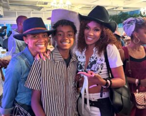 Kym Whitley Instagram - A time was HAAAAD!!! That @niecynash1 and @wpmillermoments  know how to throw a party! The rodeo, the celebrities, the food, the line dancing, and the performances were all A  A ❤️ my 14 yr old son @joshuawhitley11 was so excited to see old friends and his auntie’s!! I was humbled by @nlechoppamusic he made me seem like the cool mom but he was such a nice young man! 
It was so good to see some of my friends and celebrate Niecy!! When is the next one 😩😭🤣

Styled by @darajoylove 
Thanks @wpmillermoments for the photos 
And another happy birthday to the hostess with the mostest!! @niecynash1 ❤️❤️❤️❤️❤️❤️❤️