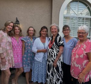 Lara Spencer Instagram - Brain tumor be damned! This is a woman who loves a party!  Mom asked us to host a gathering to show us off to her caregivers (picture one-angels on earth Myra, Lois and Mary Louise) and all the incredible women who love her and make up her incredible "village". Lisa, Karen and I LOVED this energetic, fun, and caring group. No wonder mom is so happy!