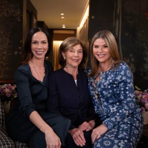 Laura Bush Instagram - Former First Lady Laura Bush is now a Grammy of five children, and says she's "thrilled" by the role. "We can be with them, we can play with them, then we can send them all to y’all!” Bush also knew both of her daughters, Barbara Pierce Bush and Jenna Bush Hager, would make great mothers one day, and the pair credit their own parents for how they raise their children. #TODAYShow

📸: @photonate