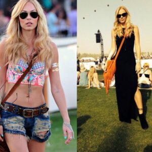 Laura Vandervoort Instagram - Since it’s Coachella time, figured I’d throw it back to 2014 when i looked to my right and suddenly had a reunion with my Kryptonian cousin.