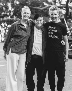 Lea DeLaria Instagram - Beyond excited and grateful to share the astonishing cast of Old Dykes with you! 
The LEGENDARY @realleadelaria plays Mel 🏍️
@insta_xtine and @lvkennedy shine as Laurie 💅 and Terri 💐
And we can’t forget the magical @rae__333 and @milla.rennan who play Young Mel & Laurie! 📺

Shout out to @dpdcasting ✨

All photos by @xingerxanger 📸