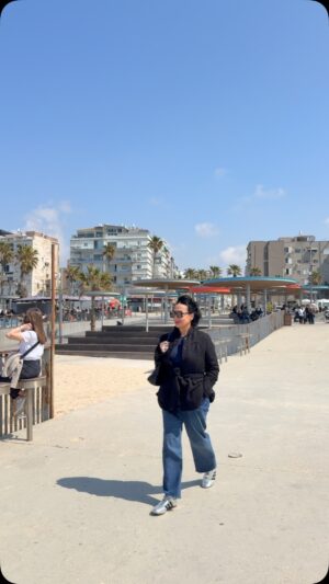 Lela Tsurtsumia Instagram - #israel#batiam #lelatsurtsumia_official_page #პაემანი @chvenibendi  @mamulicha888
