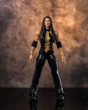 Lisa Marie Varon Instagram - Showcasing my first custom for Wrestlemania weekend 🕸️🖤💛

As you all may have seen on my stories, I have been putting in WORK for this upcoming weekend. Currently have 16 NEW customs made for wrestlers… Still needing to make 2 more before Thurs when I leave for Vegas 🤯

So excited to gift this custom to @reallisamarie during @officialwrestlecon!! My all-time favorite gear of hers! 

#wwevictoria #lisamarievaron #survivorseries #wrestlemania41 #wrestlecon #wrestlemaniaweekend #customactionfigures #actionﬁgurephotography #wwefanart #wweart #wrestlingfigurephotography #prowrestling