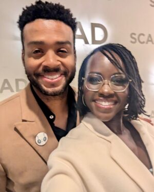Lupita Nyong'o Instagram - My photos 🤳🏿 from a wild and wonderful time sharing @‌TheWildRobot with the world. Can’t wait to celebrate this special film one last time on Sunday at the Academy Awards 🤖🫶🏿🐣