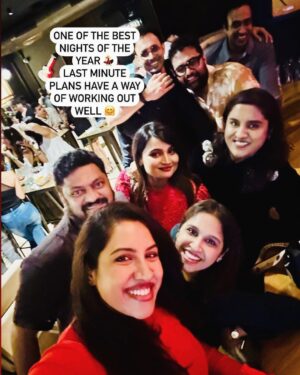 Maalica Ravikumar Instagram - Late-night shenanigans with the best crew!
