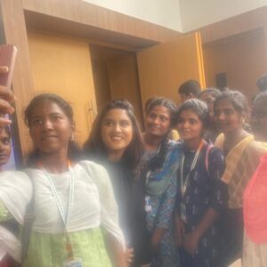 Maalica Ravikumar Instagram - Honoured to be a part of a panel at @followcii @young.indians @yicoimbatore along with @preethaaganesh.official and @kani_amgm as the moderator. Happened at Kumaraguru College Of Technology, Coimbatore. Students from around 10 colleges from different parts of the country had participated! Personally, had a great time and was super excited as this is the first time I travelled to another city for a talk. ✨
#grateful ♥️