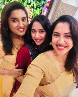 Maalica Ravikumar Instagram - Throwing it back to our Krishna Jayanthi celebrations!