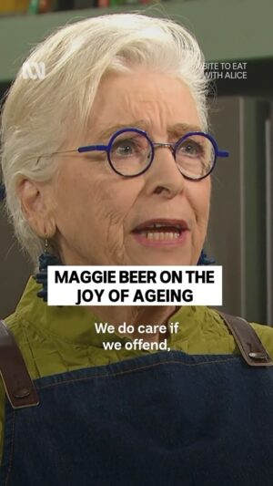 Maggie Beer Instagram - Growing older is a privilege 🥰

A Bite To Eat with Alice — Stream new episodes weekdays at 5pm on ABC iview and ABC TV.

#ABiteToEatWithAlice #MaggieBeer #Ageing #Wholesome