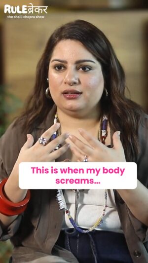 Mallika Dua Instagram - @shailichopra talks with Mallika Dua on @rulebreakershow on why her body screams, what does it take to know it, and how the ‘syllabus’ for women has been updated. 

Guests on RuleBreaker are breaking the rules...and how 🔥

#shailichopra #mallikadua #shethepeople