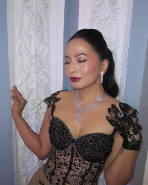 Malvika Subba Instagram - #bts Femme Fatale Noir @nilu_gairhe @preciverse____ @itsaayushaa @sobha.bantawa @iamprashish for @designersrunway Event by @nextmodels.nepal Mua @sangu_lamtari Hair @deeya_mgrr #fashionshow #runway #showstopper