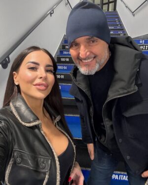 Maria Luisa Jacobelli Instagram - Un po’ di pioggia ieri a San Siro 🤏🏽😂 
#interlazio