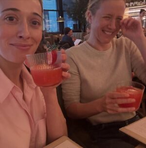 Marina Squerciati Instagram - Wedding glowup facial @spaderma_medspa 
followed by an epic brunch @theoakvillechicago? Don't mind if I do. #diamondfacial #weddingglowup #friendsthatfacialtogetherstaytogether #wolfpack
P.S. If you're wondering why Jessy is laughing, it's because I wanted to take a photo of our cute drinks BUT SHE ATE THE STRAWBERRY ALREADY. 😤
P.S.S. if you're wondering WHAT Paddy's showing us on his phone, swipe to find out! We hope you'll come! RSVP, below!