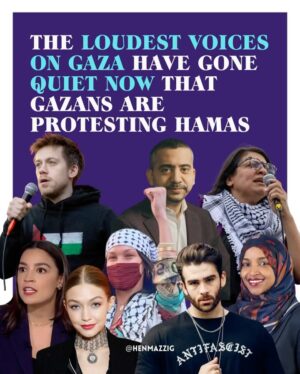 Mayim Bialik Instagram - Repost @henmazzig - Palestinians are risking their lives to protest Hamas — and the world is silent.

In the largest anti-Hamas demonstrations since 2019, Gazans are flooding the streets with a simple, defiant message: Hamas must go.

For nearly 20 years, Hamas has crushed dissent, hoarded aid, and dragged Gaza into one brutal conflict after another. Now, ordinary Palestinians are rising up — not against Israel, but against their own oppressors.

So where are the “Free Palestine” voices now? Why aren’t your favourite activists, influencers, and politicians amplifying these Palestinian voices?

Maybe it’s not about justice. Maybe it never was. Maybe it’s just about hating Israel.