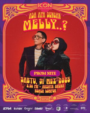 Melly Goeslaw Instagram - “..Bagaikan langit di sore hari
Berwarna biru sebiru hatiku
Menanti kabar yang aku tunggu
Peluk dan cium hangatnya untukku

Hey langit biruku sekalian, kita bakal bermain warna warni kehidupan bagaikan pesta pada tanggal 31 Mei ini. 

Jangan lupa datang dengan gaya paling anggun dan segak kalian agar kita bersatu dalam masa yang indah di bawah langit malam ‘prom’.

Oh dewi cinta
Sandarkan aku di bahumu
Agar kurasa rindunya hati

Jangan sesekali melupakan detik jam 3 petang pada tarikh 27 Januari ini kerana di detik itu merupakan detik tanda penyatuan kita di malam indah selepas beratusan purnama kita terpisah. 

Dahulu seragaman baju sekolah kemudian kita suah beranjak graduasi… 31 Mei adalah malam kita meraikan segalanya…. terutamanya menjejak kembali rindu pada detik pertama dan kedua. 

Jumpa di Axiata Arena, kalian tidak gantungkan cinta ini kan?..”

PROM NITE
31 MEI 2025
AXIATA ARENA, KUALA LUMPUR

KITA ALL OUT MALAM TU YA! 💖
🩷❤️🧡💛💚🩵💙💜🖤🩶🤍🤎

#adaapadenganmelly
#malamgraduasi
#promnite
#MellyGoeslaw
#AntoHoed
#ICONentertainment
#throwback