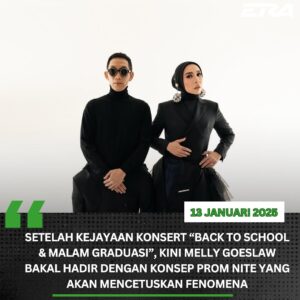 Melly Goeslaw Instagram - Good news untuk fans @melly_goeslaw , dia bakal mencetuskan fenomena sekali lagi selepas kejayaan dalam konsert “Back To School “ dan “Malam Graduasi”. Tak sabar untuk konsep “Prom Nite” ni, dah boleh standby dah nak pakai outfit apa nanti. Checkout dan follow instagram rasmi konsert  @melly.promnite untuk info konsert! 😍 #sharERA #ERARadioNo1PalingLegit