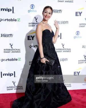 Menna Shalabi Instagram - Honored, proud, and so so thankful for all the love. 🤍

Thank you @iemmys for the recognition and lifetime experience. 

And thank you all for your support and cheering! Your words empower and inspire me to push forward and be my best self. 

#iemmys #Egypt @shahid.vod 
#EveryWeekHasAFriday #في_كل_أسبوع_يوم_جمعة

Glam team 🤩💖
Styled by @maissaazab @sahar.m.azab 
Dress @carolinaherrera 
Jewelery @treshermanasjewellery 
Hair @iamgracemanifest 
Makeup @vickybmua