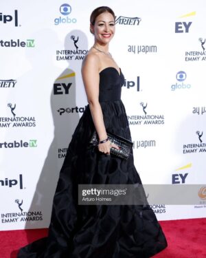 Menna Shalabi Instagram - Honored, proud, and so so thankful for all the love. 🤍

Thank you @iemmys for the recognition and lifetime experience. 

And thank you all for your support and cheering! Your words empower and inspire me to push forward and be my best self. 

#iemmys #Egypt @shahid.vod 
#EveryWeekHasAFriday #في_كل_أسبوع_يوم_جمعة

Glam team 🤩💖
Styled by @maissaazab @sahar.m.azab 
Dress @carolinaherrera 
Jewelery @treshermanasjewellery 
Hair @iamgracemanifest 
Makeup @vickybmua
