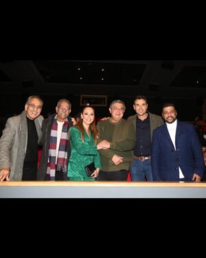 Menna Shalabi Instagram - Starting 2022 on a good note. 💚
@elgareemamovie premiere

من العرض الخاص ل #فيلم_الجريمة، حالياً بجميع دور العرض.

Thank you @amir_magdy_as and @makeupbybejoo for dolling me up 😍
Special thanks to @treshermanasjewellery for the bling 😍🦚✨