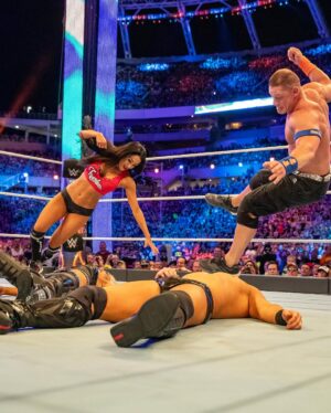 Mickie James Instagram - Might as well call April 2nd “WrestleMania Day” because 7 different WrestleManias were held on this day! Out of these 7, which #WrestleMania was your favorite? #WWE