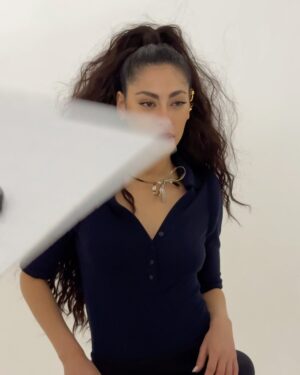 Mina El Hammani Instagram - BTS @folie.magazine 🫶🏽