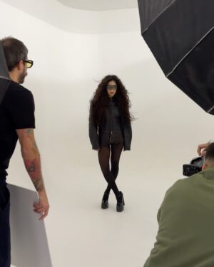 Mina El Hammani Instagram - BTS @folie.magazine 🫶🏽
