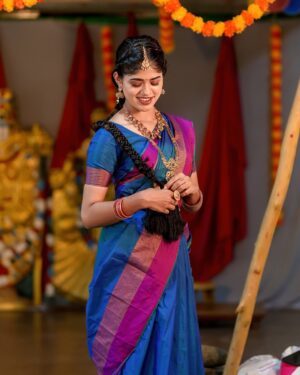 Mridhula korapati Instagram - Happy Ugadi to all! 🥀

Photography : @studiolumieres @kickyoga 

#mridhulakorapati