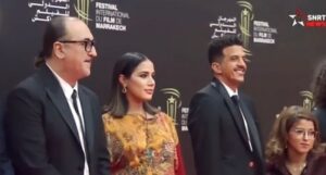Nadia Kounda Instagram - Présentation de notre film « mon père n’est pas mort » réalisé par @adil_el_fadili_ au @marrakechfilmfestival 

Habillée par🥻@karim.tassi 🌹merci @moroccanatelierbyshamay 
Crédit Photos : @rizkouphotographer 🙏