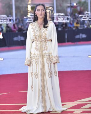 Nadia Kounda Instagram - ✨ Caftan ✨Marrakech 

💫Closing ceremony @marrakechfilmfestival 2022
📸 @tendancevision