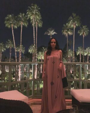 Nadia Kounda Instagram - BEHIND THE PALM TREES @marrakechfilmfestival ♥️@oubaichmarrakech 
#morocco🇲🇦 #morocco #winter
