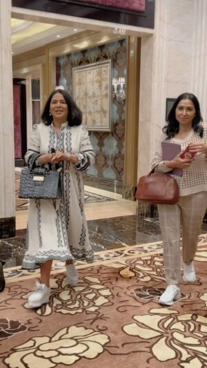 Nawal El Kuwaitia Instagram - من بروفات حفل قطر