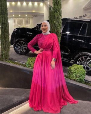 Nedaa Sharara Instagram - 🤍إطلالتي بحفل اليوم 

زفاف الاخ والصديق يزن النوباني والجميلة لينا 
الف مبروك حياييي الله يهنيكم 🤍

شكرا بيان العديلي على الفستان الحلو 
@bayan_aladili_designer 
وشكرا دارين بدره ع الميكب الرائع 
@makeup_by_dareen