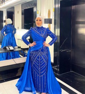 Nedaa Sharara Instagram - 🤍

Makup @makeup_by_dareen 
Dress @bayan_aladili_designer
