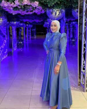 Nedaa Sharara Instagram - 💙

فستاني من @almondblossomfashion ✨