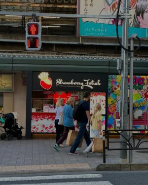 Noor Taher Instagram - better late than never.. some more Tokyoooo🚦🍓🍡🤖 🐰🍨 💤
