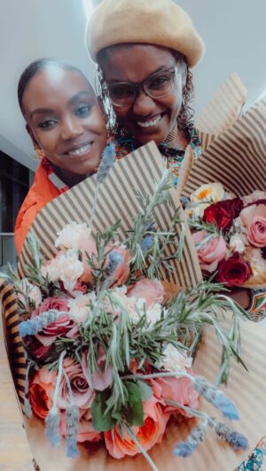Patricia Kihoro Instagram - Happy Monday! So, the folks at @ncbabankkenya invited me for a Mother’s Day brunch for their Gold Banking customers last Saturday and I brought my mum along. What an absolutely beautiful event it was. First of all, their panel session with some of NCBA’s women in leadership speaking about different topics on Mastering Motherhood, Money and Mindset always so powerful! I’m not a mum yet, but I took NOTES! Mum even shared some insights when she was handed the mic.

There was a delicious lunch by @artcaffekenya and afterwards, a super fun, flower bouquet arrangement workshop led by @gerald_by_design from Art Caffe who was not only a great teacher, but super hilarious as well. My mum had such a blast, and at some point was declaring that she was a pro at stripping! Thorn stripping that is. 🤪 IYKYK!

The workshop’s theme was “She Deserves Her Flowers’ and it was such a beautiful way to appreciate my mum, and the mothers that were present!

I’ll be sharing more in my stories, including some of the offers they currently have running with some amazing brands, so be sure to check them out as I share them.

Thank you so much for having me @ncbabankkenya, you absolutely rock!

#NCBAMothersDay #NCBATwendeMbele