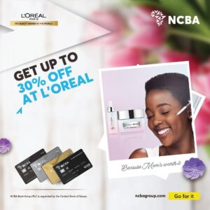 Patricia Kihoro Instagram - Happy Friday folks! How’s your week been?
I’m still buzzing from the Mother’s Day Brunch that @ncbabankkenya hosted last weekend to appreciate their Gold Banking customers! 
We learnt, we laughed, and had a beautiful time celebrating the mother’s present!

In case you missed it, I shared some of the offers that NCBA are running this month that NCBA customers can take advantage of to still treat the mothers in your lives. Swipe through to check them out!

1. Get up to 30% off L’Oreal Paris products at any Super Cosmetics store in Nairobi and Kisumu if you use the NCBA Card, valid until 26th! I’ve been enjoying the Revitalift Filler Hyaluronic Acid Day and Night creams, they’re great for moisturizing and plumping your skin!

2. They have an offer at @artcaffekenya on select breakfasts for two for 1,990/-, as well as 1000/- of their Salted Caramel Cake if you use the @NCBABankKenya app or card until end of May. This cake has me in a chokehold and it’s been our go to for a lot of family birthdays over the years!

3. And finally, treat a mum to a spa treatment at @beautyquestspa at @SaritYourCity and enjoy 10% off if you use your @NCBABankKenya Visa Card. This offer is also valid till the end of May. 

Let me know if you take advantage of any of the offers!

#AD #NCBAMothersDay #NCBATwendeMbele